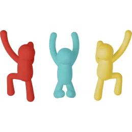 Patère bonhomme Buddy (Lot de 3)