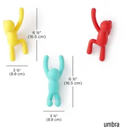 Patère bonhomme Buddy (Lot de 3)