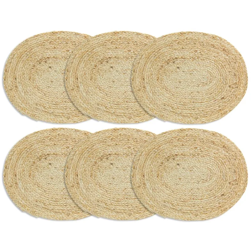 Sets de table en jute (Lot de 6)