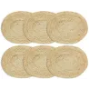 Sets de table en jute (Lot de 6)