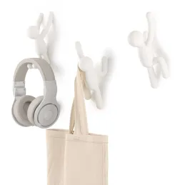 Patère bonhomme Buddy (Lot de 3)