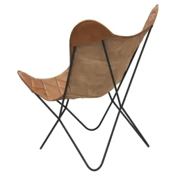 Fauteuil Butterfly en cuir
