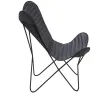 Fauteuil Butterfly en cuir