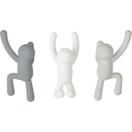 Patère bonhomme Buddy (Lot de 3)
