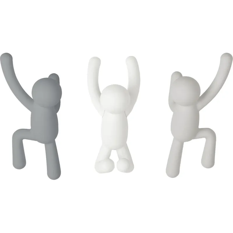 Patère bonhomme Buddy (Lot de 3)