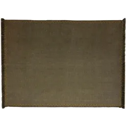 Tapis en coton à franges