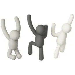 Patère bonhomme Buddy (Lot de 3)