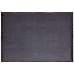 Tapis en coton à franges