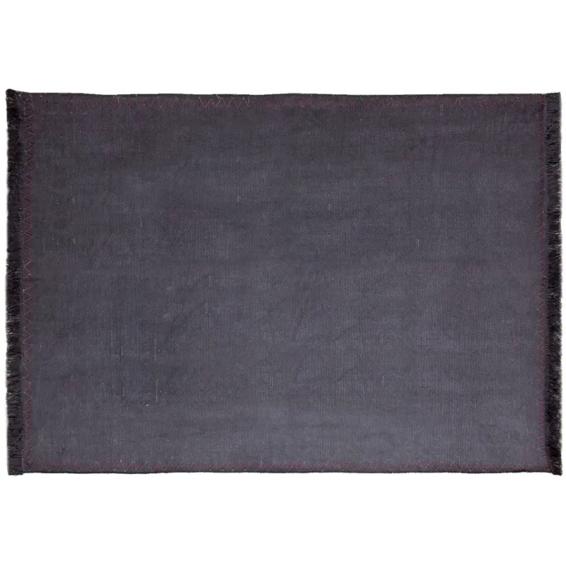 Tapis en coton à franges