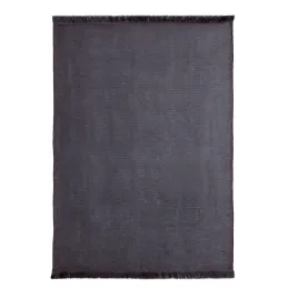 Tapis en coton à franges