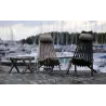 Chilienne en bois EcoChair avec coussin (Lot de 2)