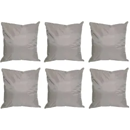 Coussin extérieur carré 60 cm Sun (Lot de 6)