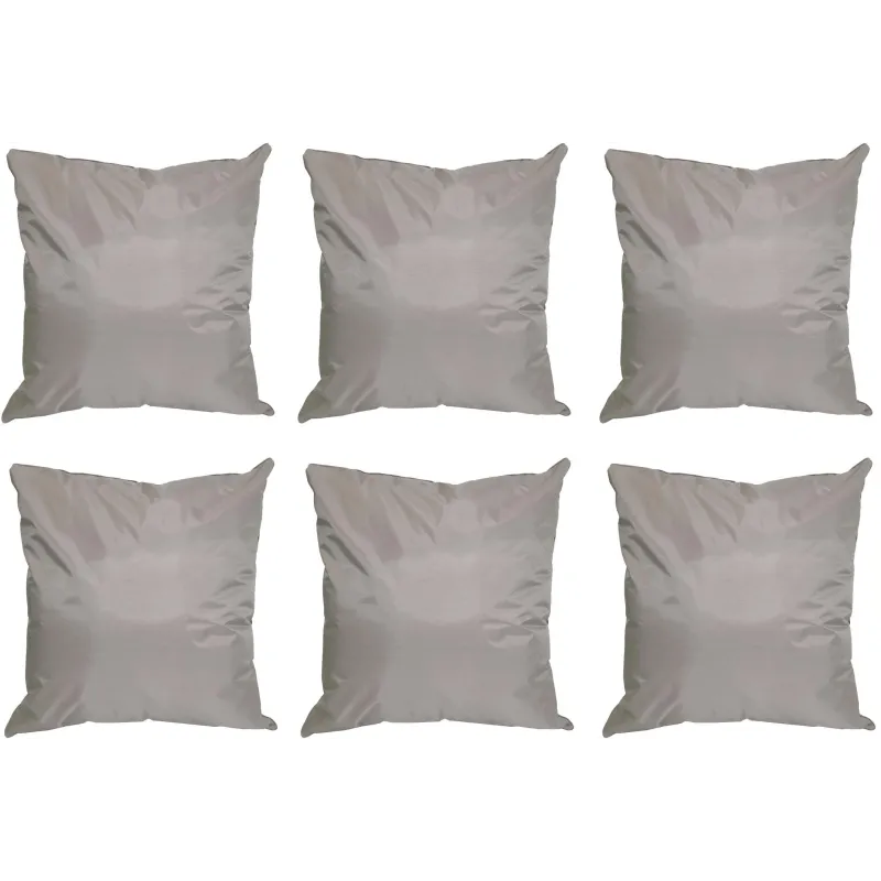 Coussin extérieur carré 60 cm Sun (Lot de 6)