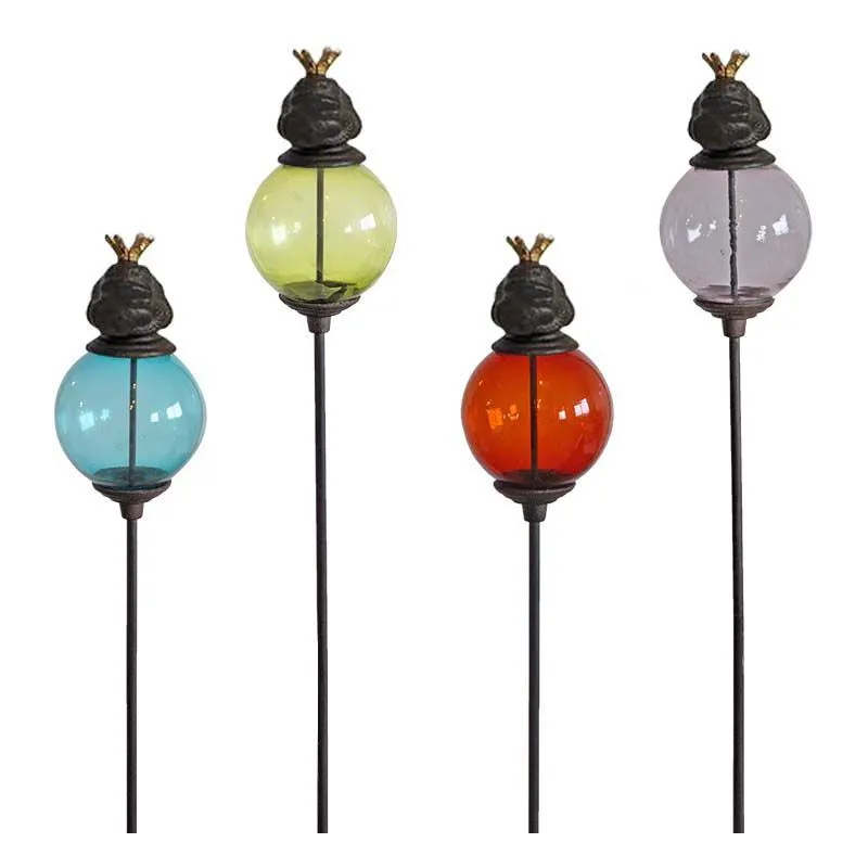 Set de 4 tuteurs boules colorées Animaux