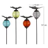 Set de 4 tuteurs boules colorées Animaux