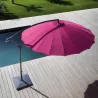 Pied en béton gris pour parasol Pagode ou Eco 50 Kg
