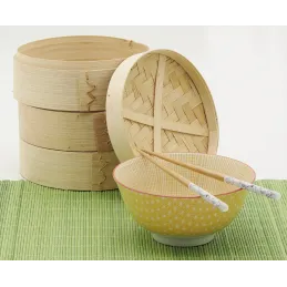 5 paires de baguettes chinoises en bambou