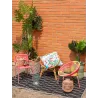 Fauteuil rond enfant en rotin Lune