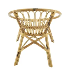 Fauteuil rond enfant en rotin Lune