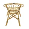 Fauteuil rond enfant en rotin Lune