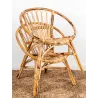Fauteuil rond enfant en rotin Lune