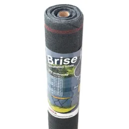 Brise vue occultant en PVC gris anthracite