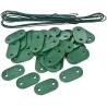 Plaquettes + fil de fixation brise-vue et canisses (Lot de 30)