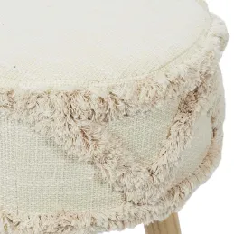 Tabouret rond pieds en pin Mirage