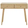 Console en bois et rotin Bali