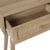 Console en bois et rotin Bali