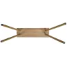 Console en bois et rotin Bali