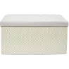 Banc coffre de rangement tressage Mirage