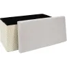 Banc coffre de rangement tressage Mirage