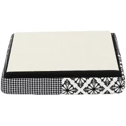 Pouf coffre pliable Patchwork gris