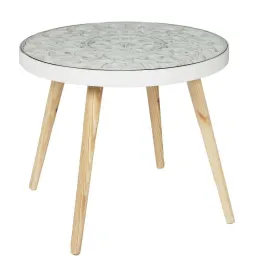 Table basse plateau arabesque 50 cm