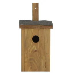 Nichoir en pin avec toit