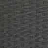 Paravent 5 panneaux en nylon noir