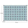 Tapis en vinyle effet carreaux de ciment