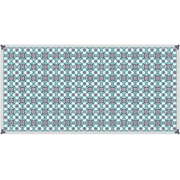 Tapis en vinyle effet carreaux de ciment