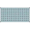 Tapis en vinyle effet carreaux de ciment