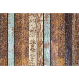 Tapis en vinyle effet bois