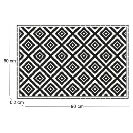 Tapis en vinyle graphique carré