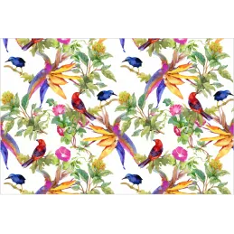 Tapis en vinyle motifs floraux