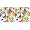 Tapis en vinyle motifs floraux