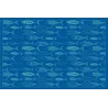 Tapis en vinyle motifs poissons