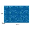 Tapis en vinyle motifs poissons