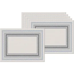 Set de table en vinyle 40 x 30 cm (Lot de 6)