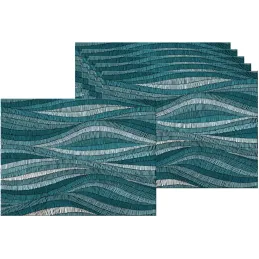 Set de table en vinyle 40 x 30 cm (Lot de 6)