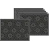 Set de table en vinyle 40 x 30 cm (Lot de 6)