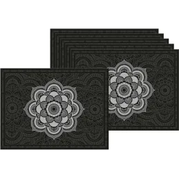Set de table en vinyle 40 x 30 cm (Lot de 6)